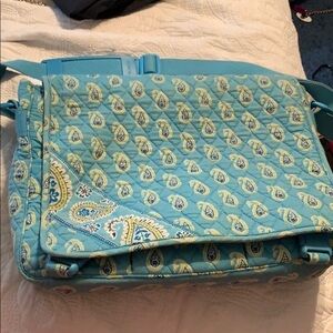 Vera Bradley Bermuda blue messenger bag